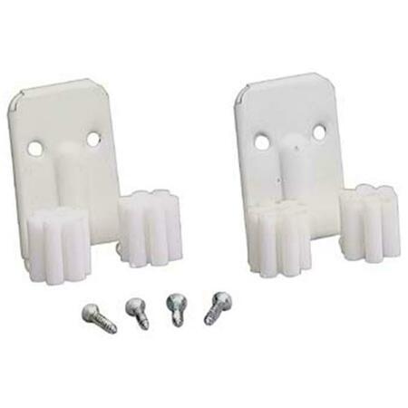 THE LEHIGH GROUP Broom Clips in White - Set of 2, 2PK SS28-6